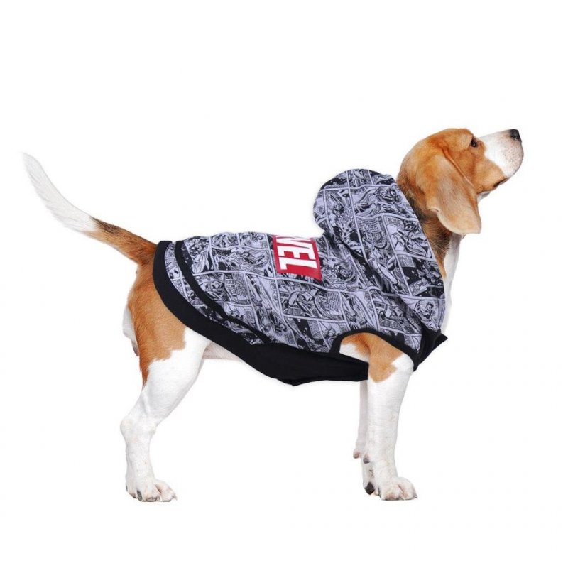 MARVEL - Hoodie chien - XS (Long. 28cm - Tour de taille 42-50cm)