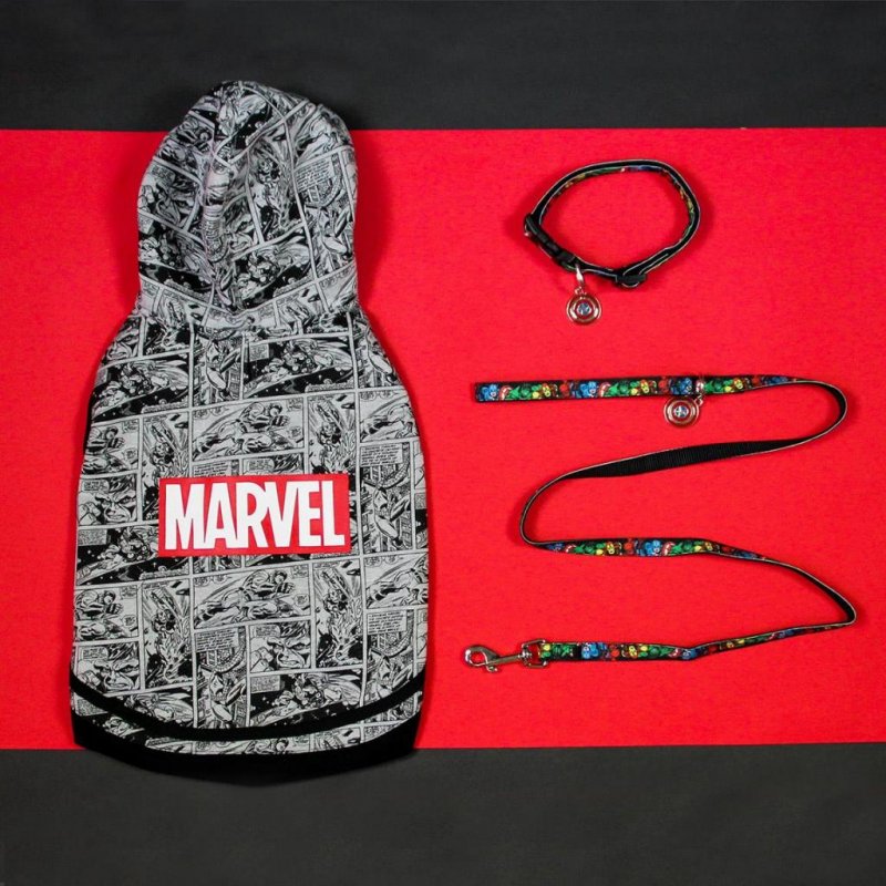 MARVEL - Hoodie chien - XS (Long. 28cm - Tour de taille 42-50cm)