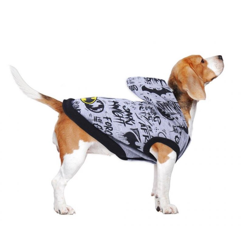 BATMAN - Hoodie chien - M (Long. 36cm - Tour de taille 58-66cm)