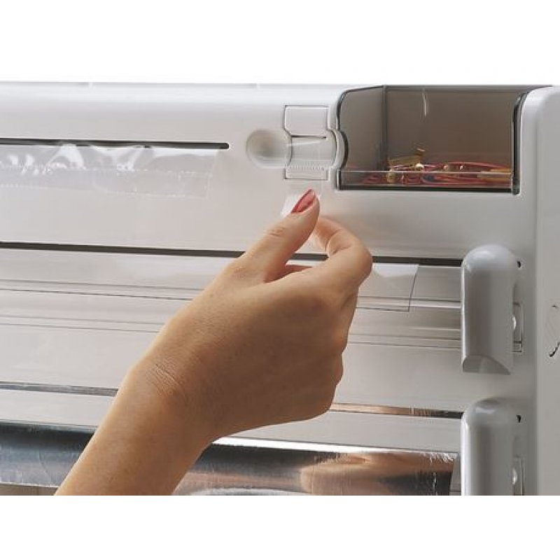 Leifheit 25723 support de papier essuie-main Support de papier toilette monté au mur Blanc