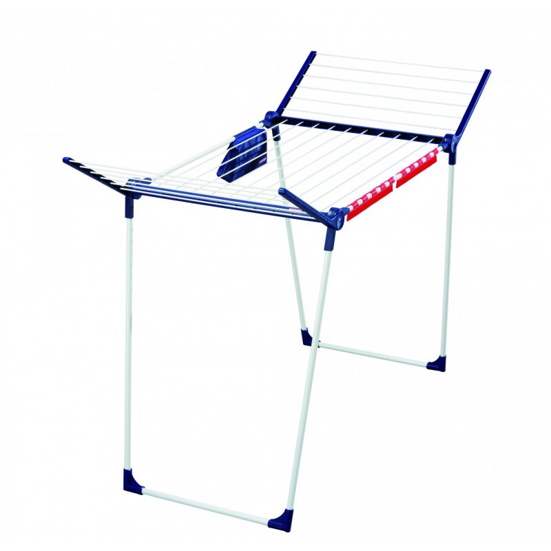 Leifheit Pegasus 180 Plus Floor-standing rack Blue, Silver