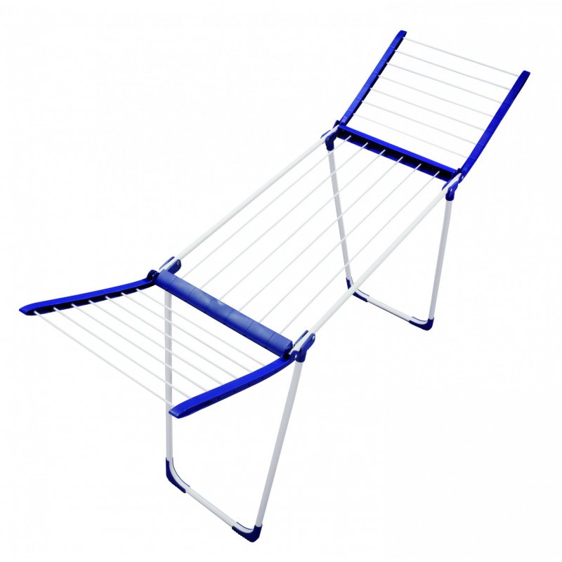 Leifheit Pegasus 180 Plus Floor-standing rack Blue, Silver