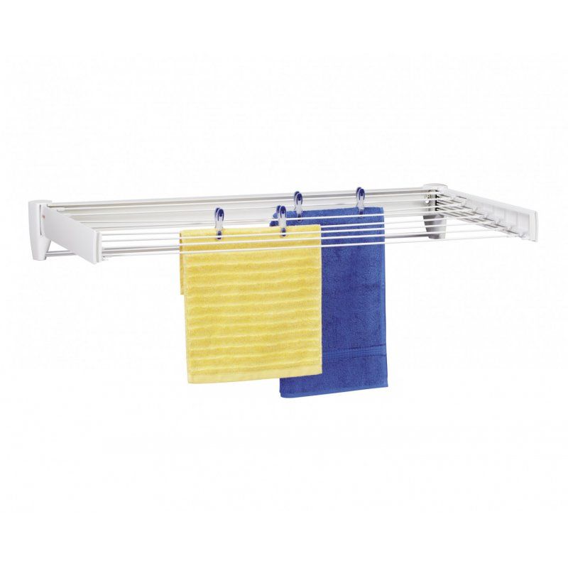 Leifheit 83100 laundry drying rack/line Wall-mounted rack White