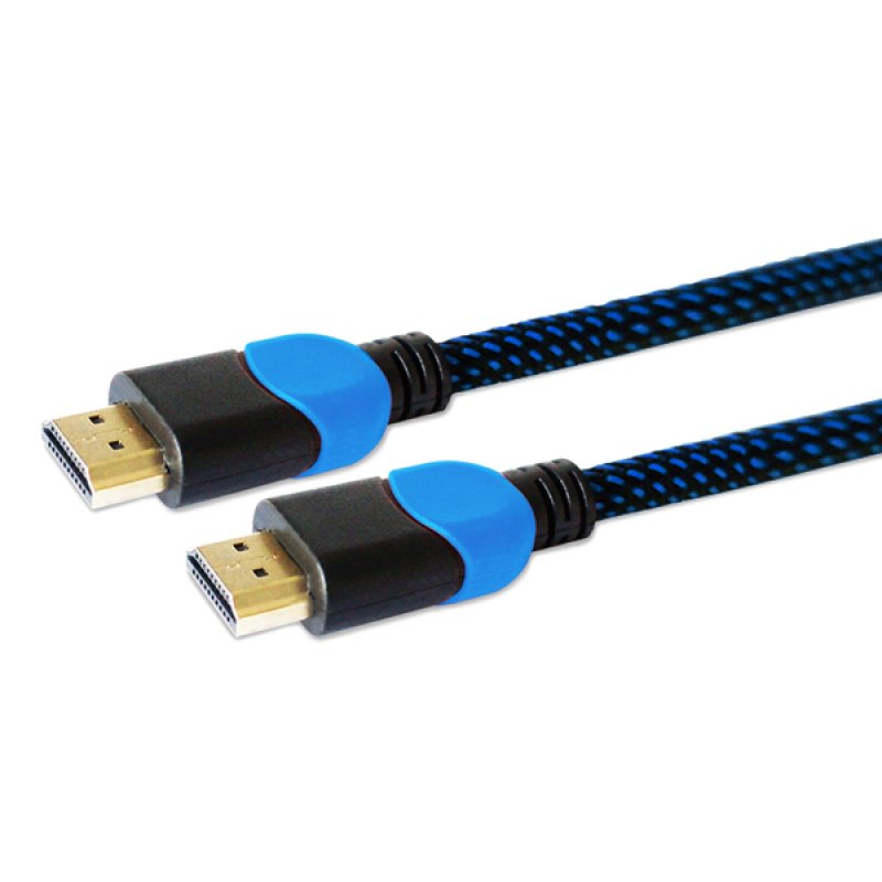 Savio GCL-05 HDMI cable 3 m HDMI Type A (Standard) Black Blue