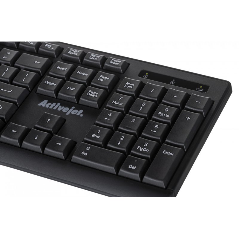 Activejet Clavier sans fil K-3803SW, alimenté par piles 1x 1,5V AAA