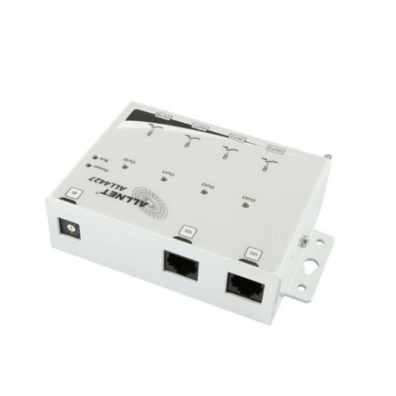 ALLNET MSR IO ALL4427 / 4 Port 250V/10A Relais im Gehäuse AUSGANG