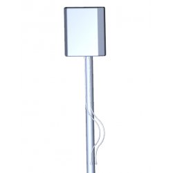 ALLNET GSM-Antenne 4dbi MIMO Flat Patch LTE Antenne 2x7m Kabel ALL19103