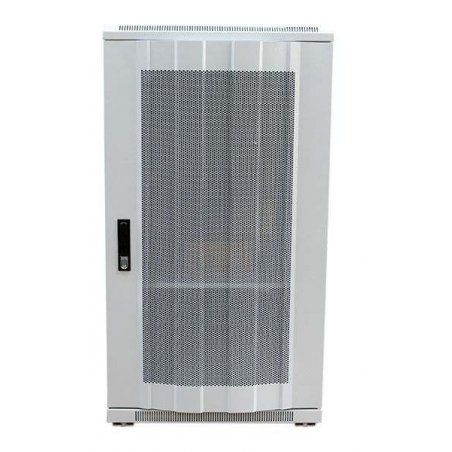 ALLNET Netzwerkschrank 19" 42HE B600/T1200mm perforierte Blechtüren Lichtgrau SNB-Serie