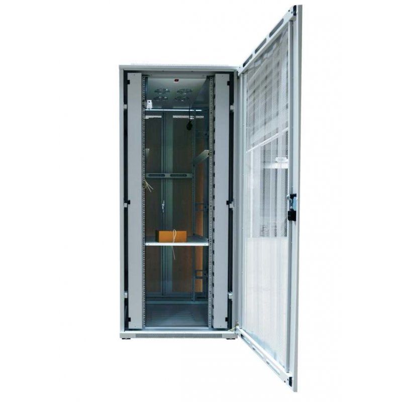 ALLNET Netzwerkschrank 19" 42HE B800/T1200mm perforierte Blechtüren Lichtgrau SNB-Serie