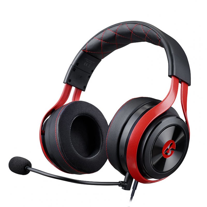 LucidSound LS25 eSports Casque Avec fil Arceau Jouer Noir, Rouge