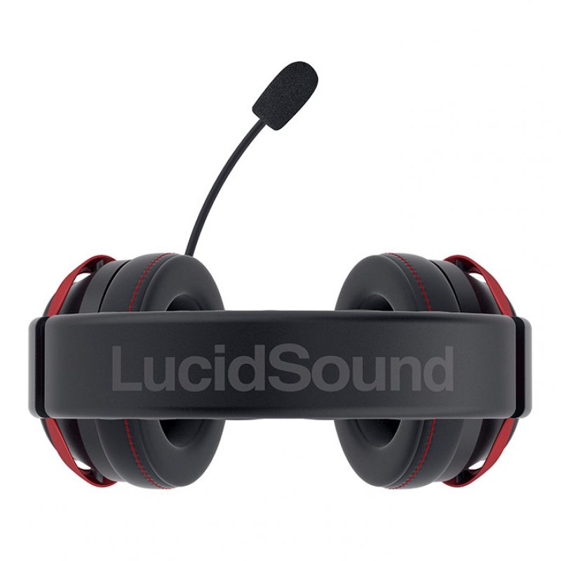 LucidSound LS25 eSports Headset Wired Head-band Gaming Black, Red