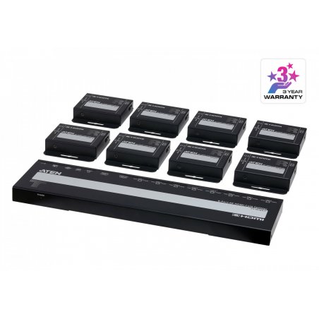 ATEN VS1828KIT-AT-G répartiteur vidéo HDMI 2x HDMI