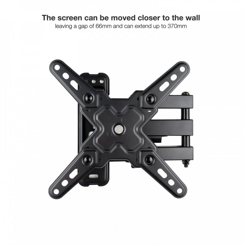 TooQ Wall Mount for 13‘’-43‘’ Screens, Black