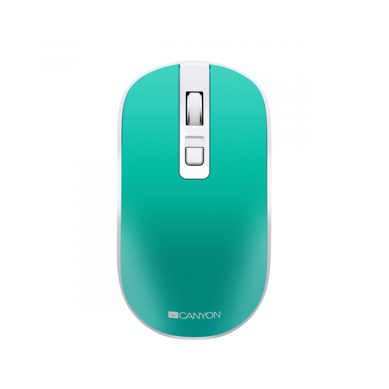 Canyon MW-18 Kabellose wiederaufladbare Maus mit geräuschlosen Tasten, Drahtlose 2,4-GHz-Verbindung über