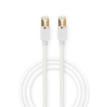 Nedis CCGB85221WT10 câble de réseau Blanc 1 m Cat6 SF/UTP (S-FTP)