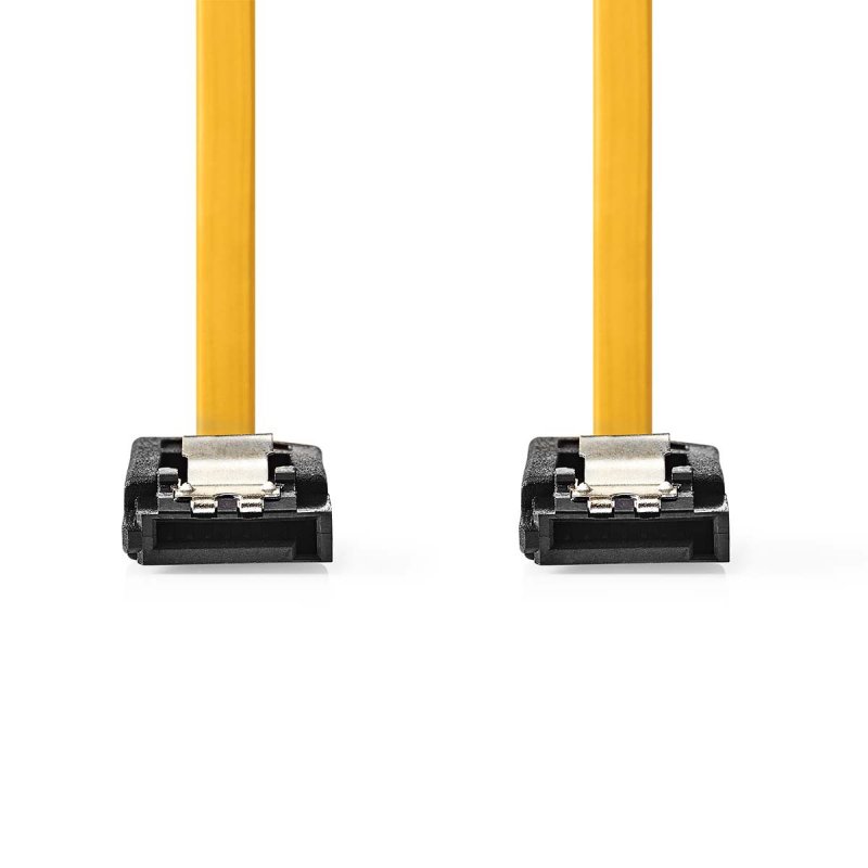 Nedis CCGB73250YE10 câble SATA 1 m SATA 7-pin Jaune