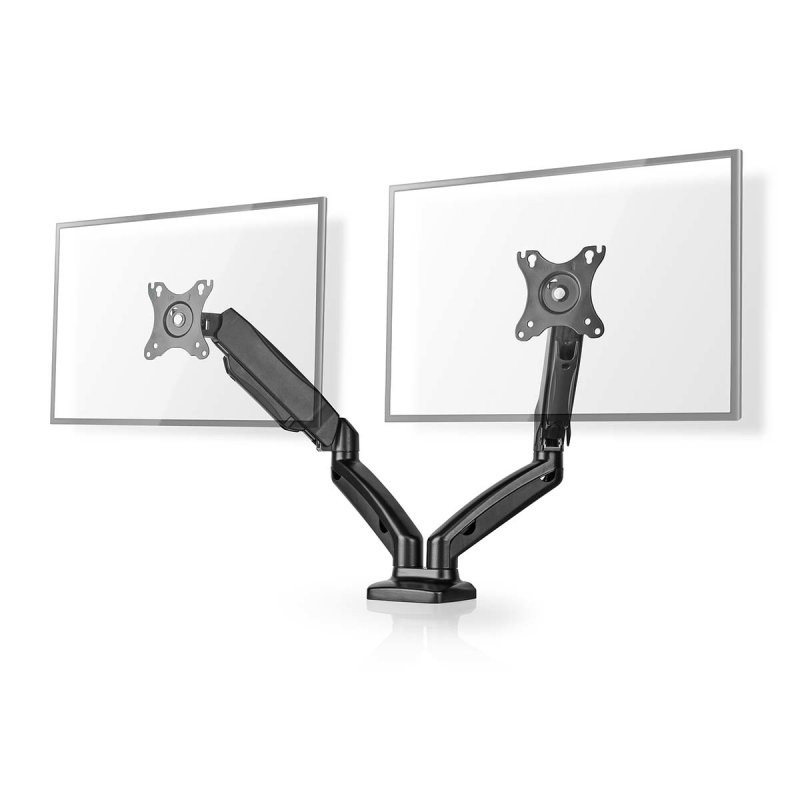 Nedis MMDOSGS110BK monitor mount / stand 81.3 cm (32") Black Desk