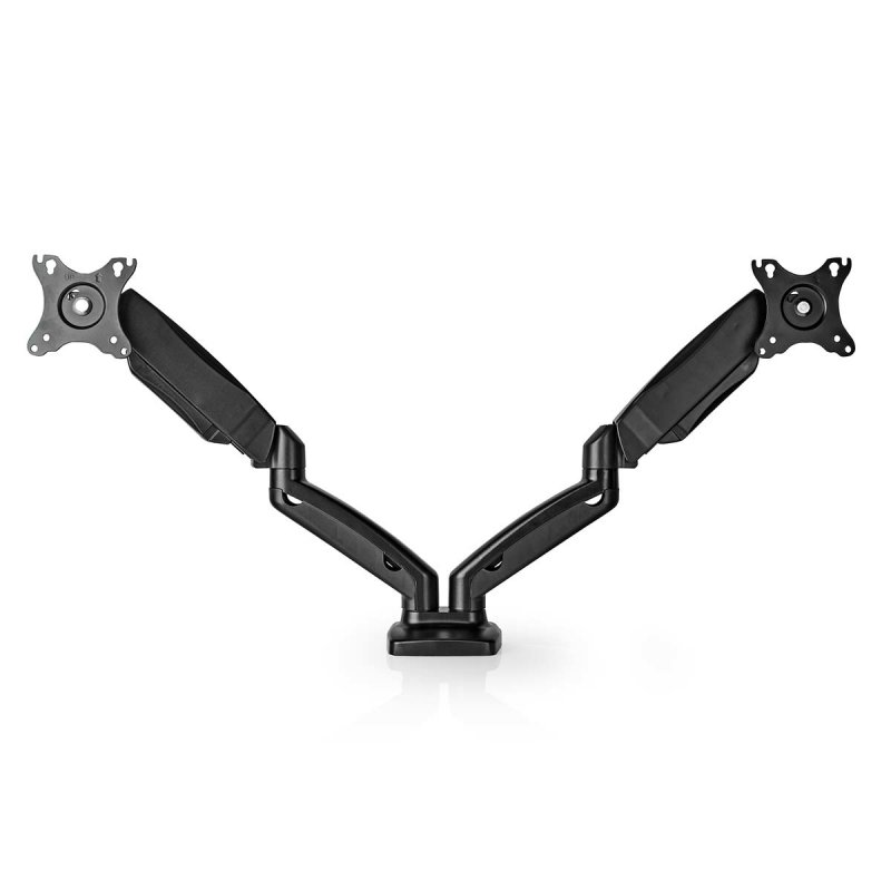 Nedis MMDOSGS110BK monitor mount / stand 81.3 cm (32") Black Desk