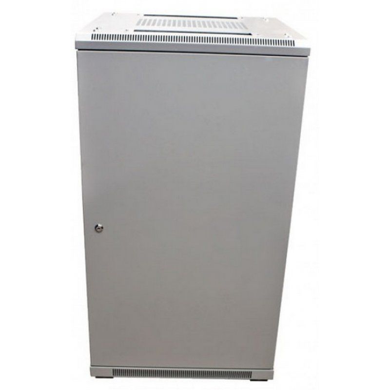 ALLNET Netzwerkschrank 19" 22HE B600/T 800mm Glastür Lichtgrau SNB-Serie