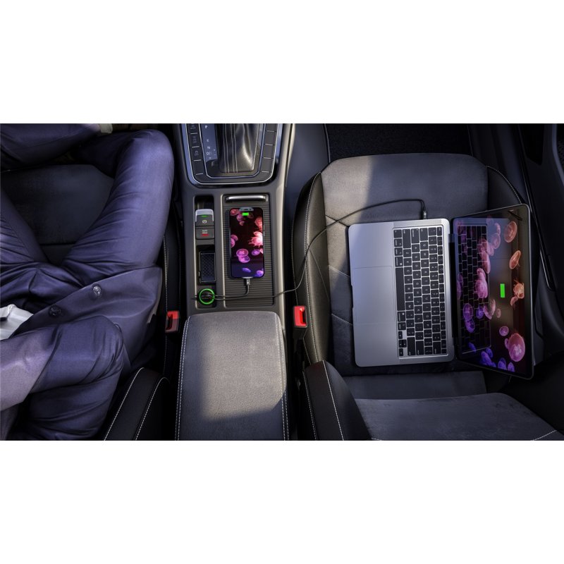 Goobay Dual-USB Car Fast Charger USB-C PD (Power Delivery) (45 W)