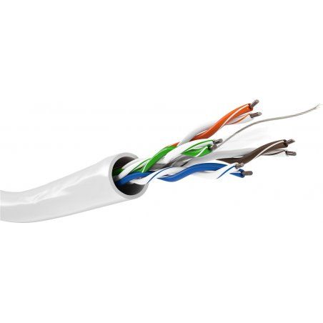 Goobay 94965 networking cable Grey 100 m Cat6 U/UTP (UTP)