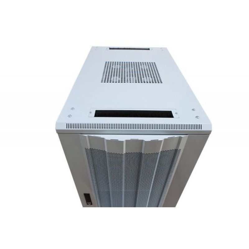 ALLNET Netzwerkschrank 19" 22HE B600/T1000mm perforierte Blechtüren Lichtgrau SNB-Serie