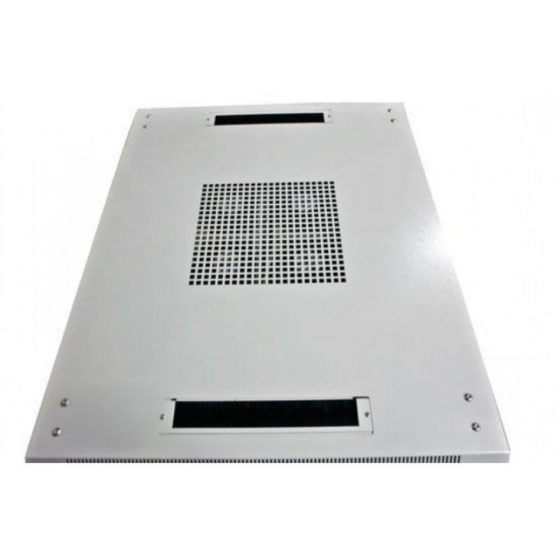 ALLNET Netzwerkschrank 19" 12HE B600/T 800mm Glastür Lichtgrau SNB-Serie