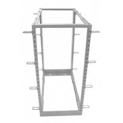 ALLNET Netzwerkschrank 19" 32HE B515/T575-1010mm Lichtgrau SW4POST-Serie