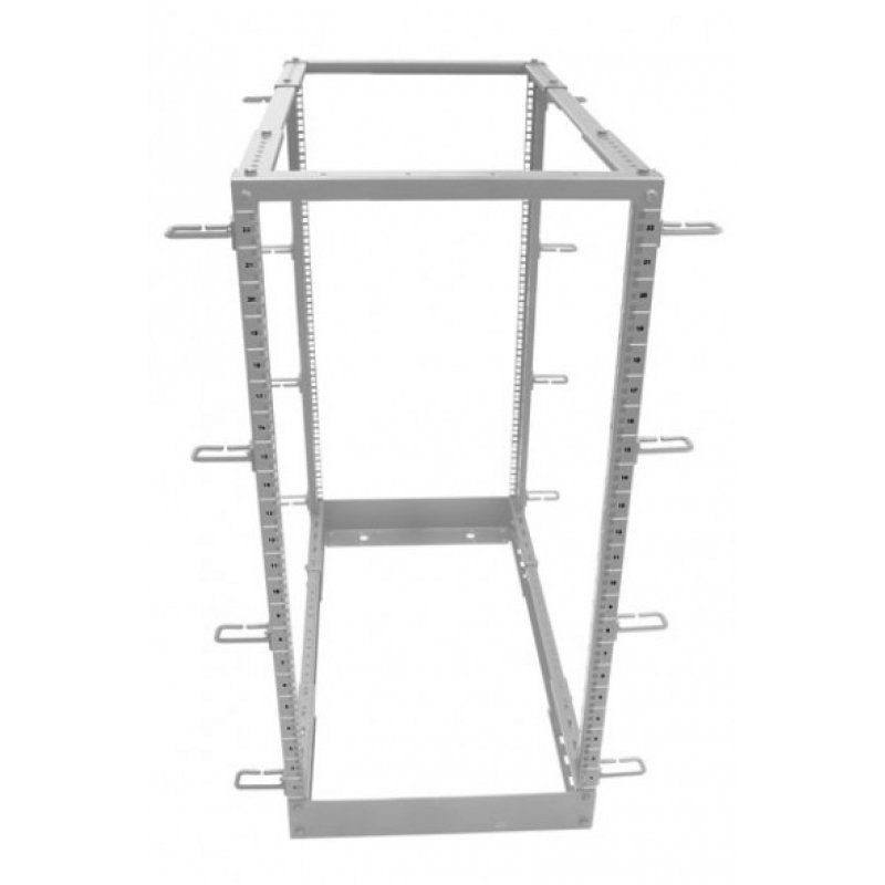 ALLNET Netzwerkschrank 19" 32HE B515/T575-1010mm Lichtgrau SW4POST-Serie