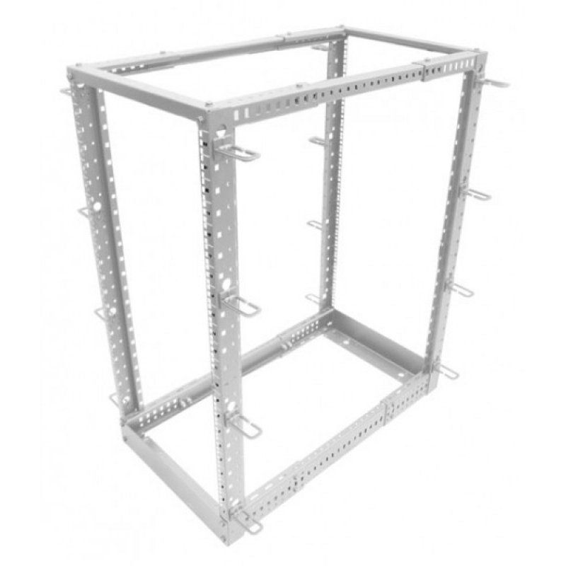 ALLNET Netzwerkschrank 19" 32HE B515/T575-1010mm Lichtgrau SW4POST-Serie