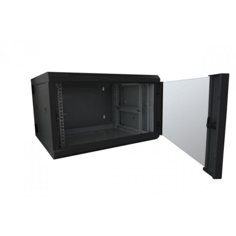 ALLNET Netzwerkschrank 19" 9HE 2-teilig T600mm Schwarz SMB-Serie