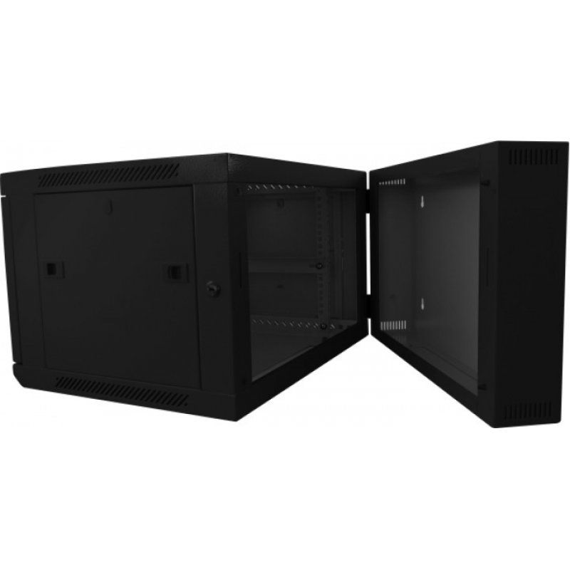ALLNET Netzwerkschrank 19" 9HE 2-teilig T600mm Schwarz SMB-Serie