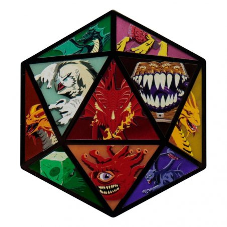 Dungeons & Dragons médaillon D20