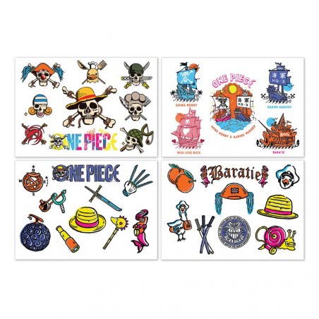 One Piece stickers tech