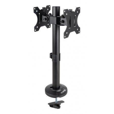 TooQ Table Stand for 2 Screens 17‘’ - 32‘’, Black