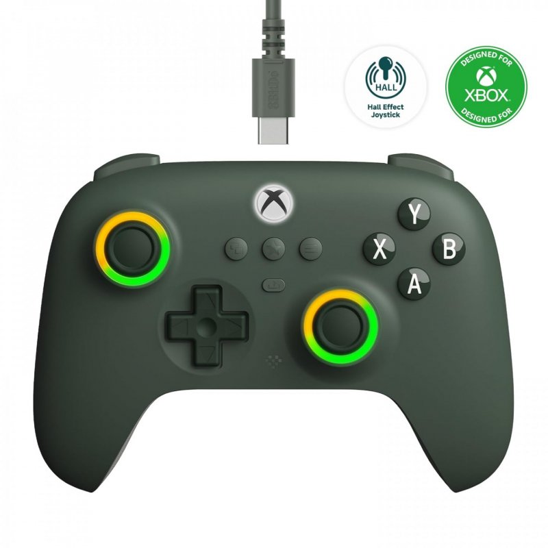 8BitDo Ultimate C Wired Xbox Gamepad Dark Green