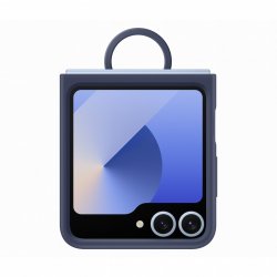 Samsung Silicone Case with Ring für Galaxy Flip6, Navy
