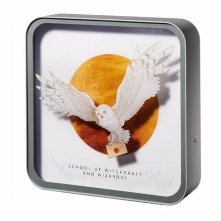 Harry Potter - Hedgwig avec Lettre - Lampe de bureau 3D