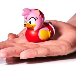 Numskull - Mini TUBBZ Canard de bain - Sonic le Hérisson - Amy Rose (Édition baignoire)