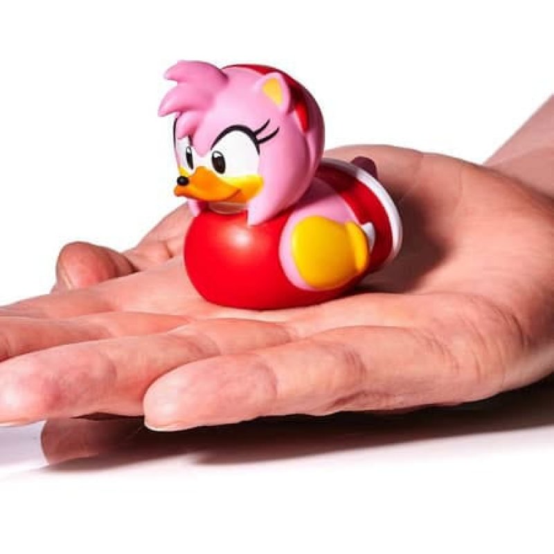 Numskull - Mini TUBBZ Canard de bain - Sonic le Hérisson - Amy Rose (Édition baignoire)