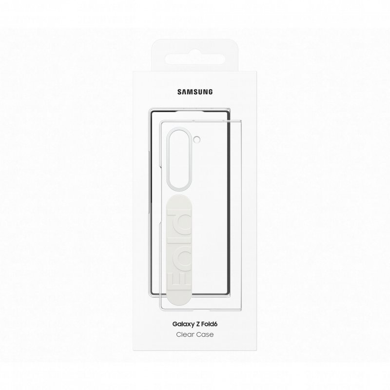 Samsung Clear Case with Strap für Galaxy Fold6, Transparent