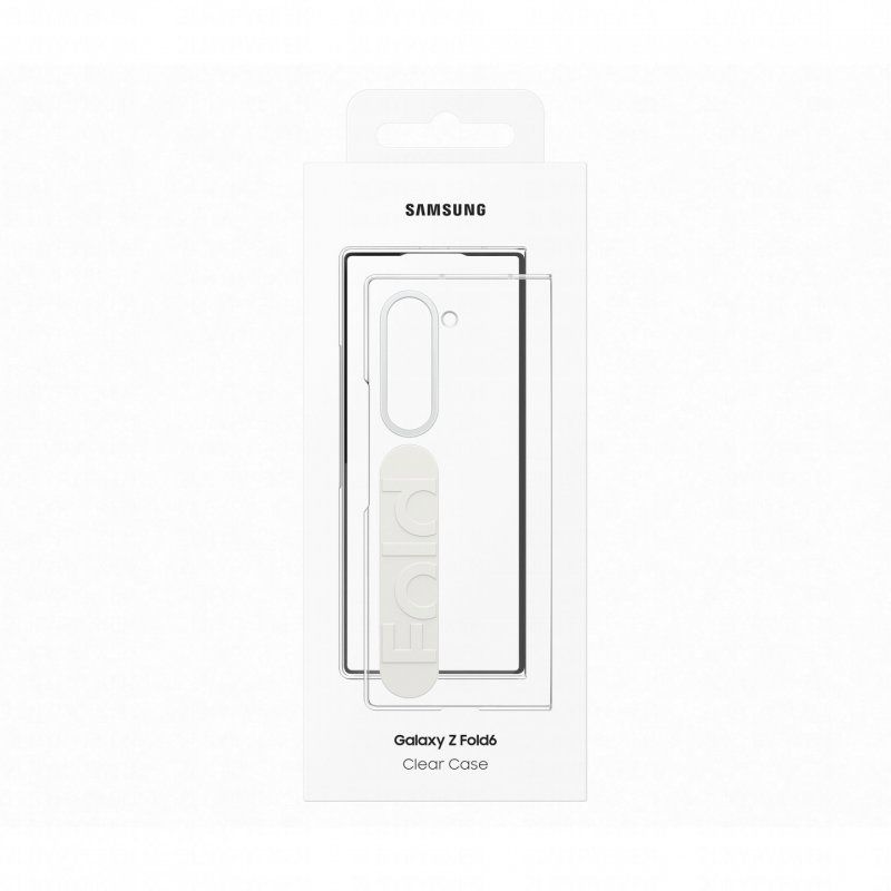 Samsung EF-QF956CTEGWW mobile phone case 19.3 cm (7.6") Cover Transparent