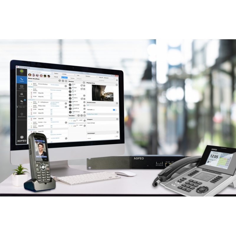 AGFEO ST 56 IP phone Silver LCD