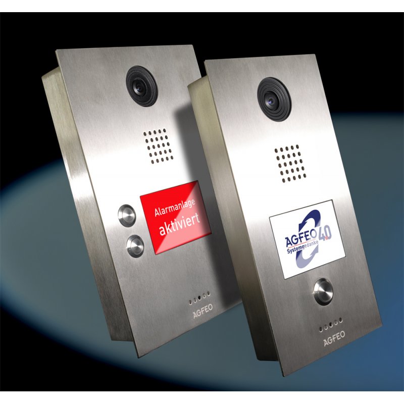 AGFEO IP-Video TFE 2 video intercom system 8.89 cm (3.5") Stainless steel