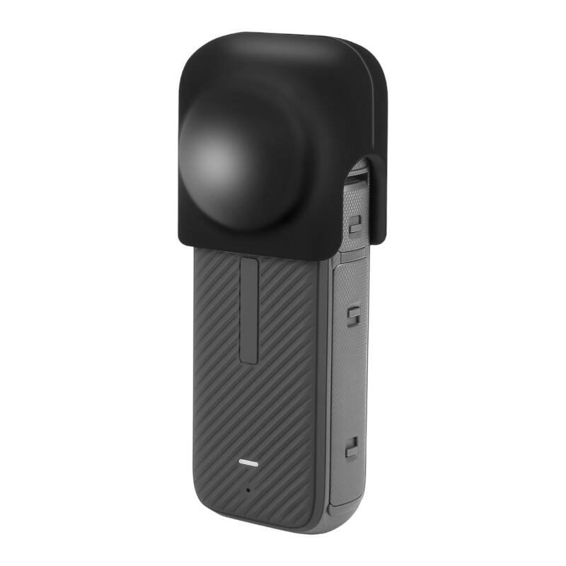 Silicone lens cover PULUZ for Insta360 X4 (black)