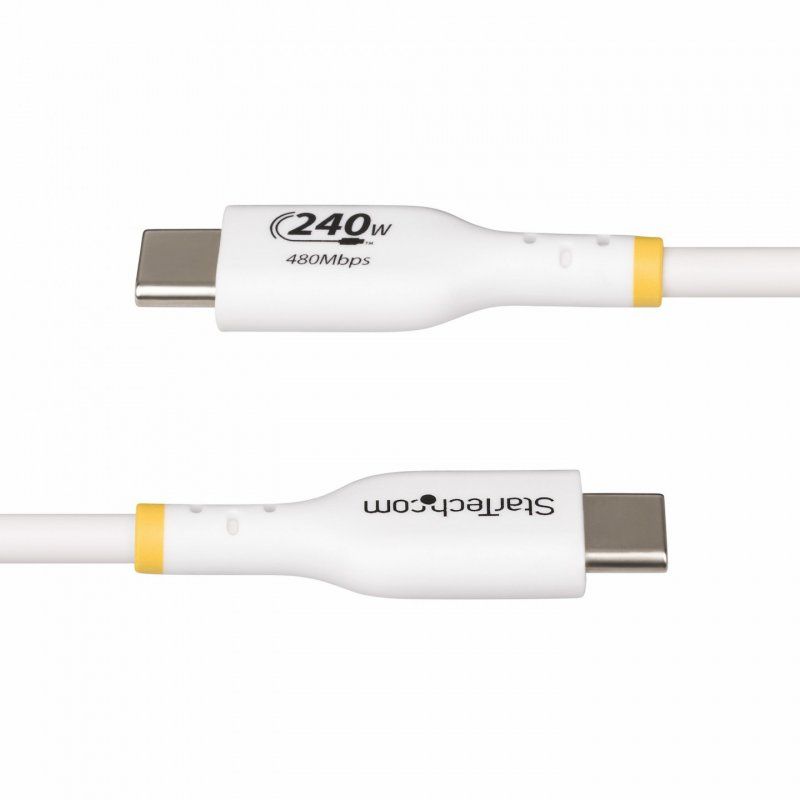 StarTech.com USB2EPR2MW câble USB USB 2.0 2 m USB C Blanc