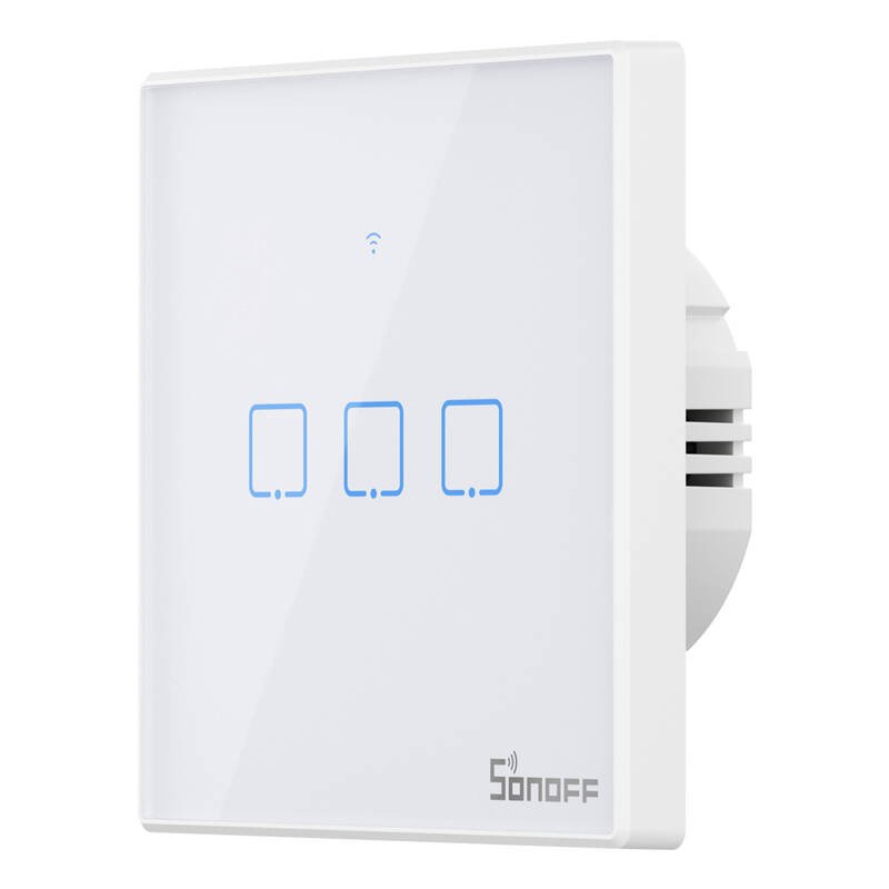 Smart Switch WiFi RF 433 Sonoff T2 EU TX (3-channel) updated