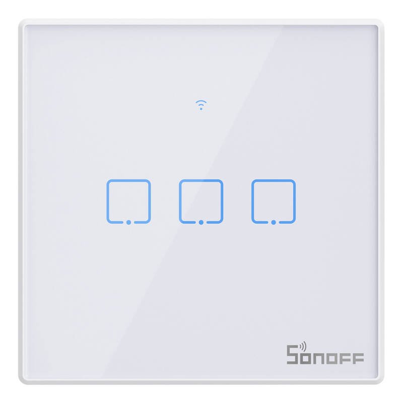 Smart Switch WiFi RF 433 Sonoff T2 EU TX (3-channel) updated