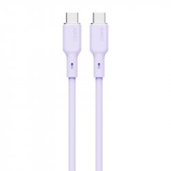 USB-C to USB-C Cable Aukey CB-SCC102, 100W, 1.8m (lavender)