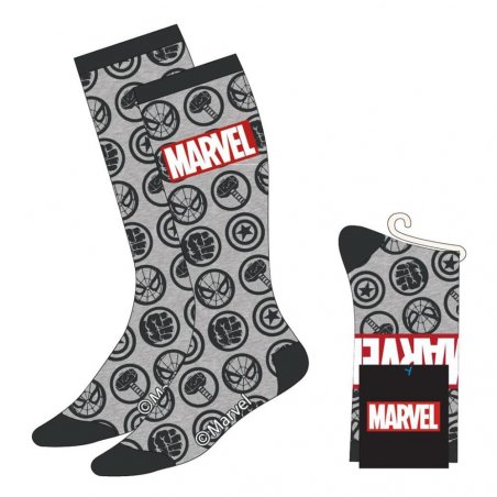 Marvel chaussettes Avengers Faces Grey 38-45